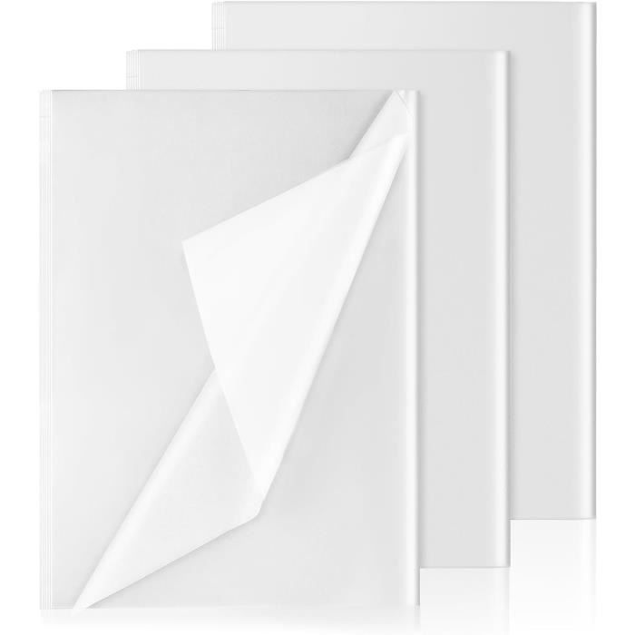 Papier Sublimation HTVRONT - Lot 150 Feuilles 21,6x35,6 Cm - 120 G/m² - Compatible Imprimante Jet D'encre