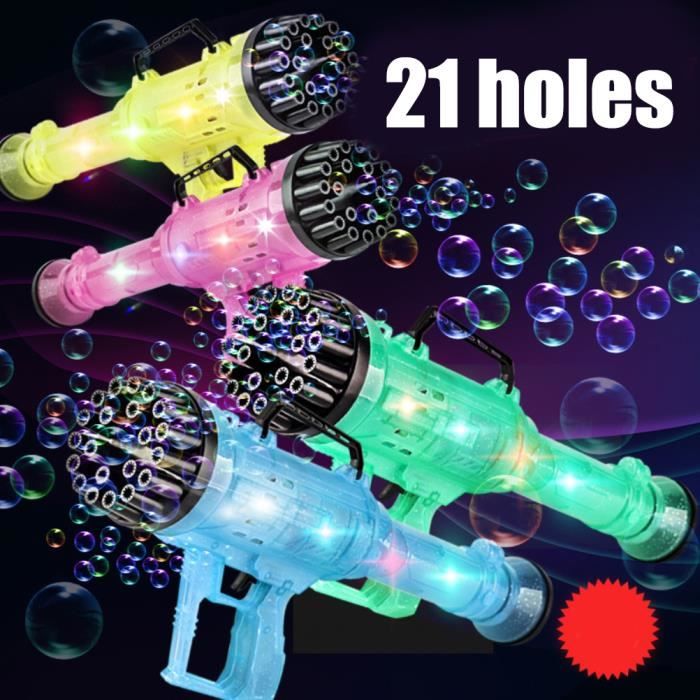 Bâton à Bulles Rechargeable Électrique – Plus De 10 000 Bulles/min, Solution 160 Ml, Idéal Pour Fêtes Et Anniversaires