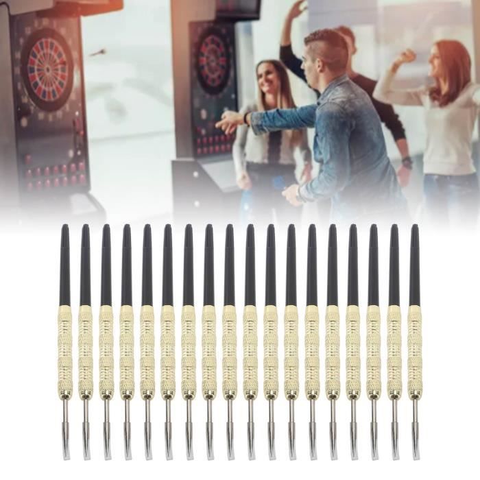 Lot De 9 Fléchettes Métal Turnart – 22g, Tiges Alu, Ailettes PVC 0,3mm – étui Cadeau, Pointe Acier 3 Couleurs