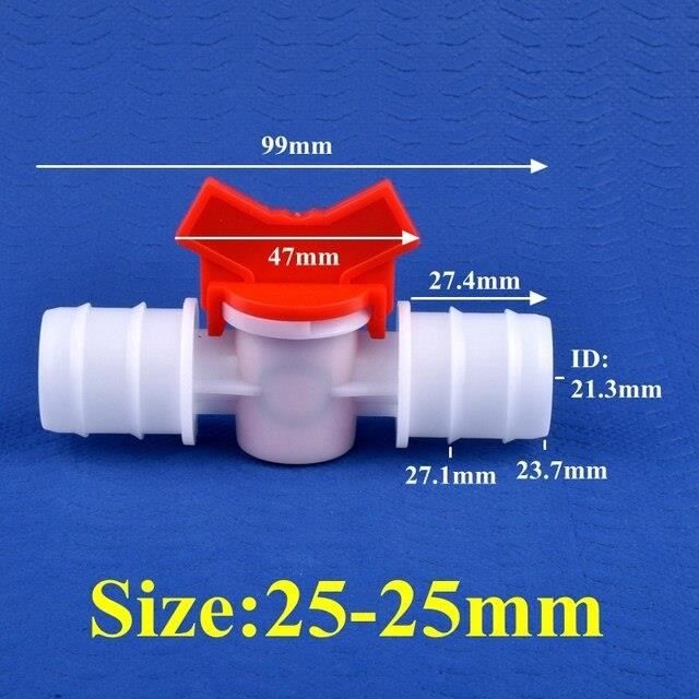 Vanne D’Arrosage Rapide Avec Clé – Pour Système Irrigation Jardin, Lavage Voiture (3/4'', DN20, Plastique)