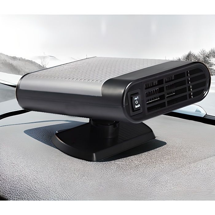 GABRIELLE Chauffage Voiture Ventilateur 12V,Chauffage de voiture 2 en 1  portable et refroidisseur, 12 V