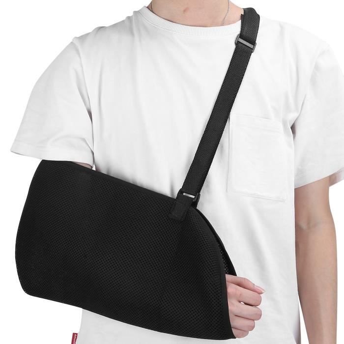 Attelle De Bras Et Support D'épaule Respirant - Gris, Taille Unique, Unisexe, Neuve