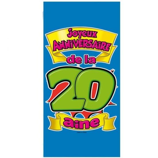 Verre Joyeux Anniversaire De La Vingtaine Cdiscount Maison