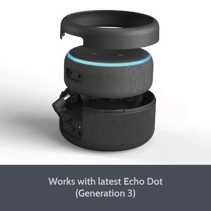Base de batterie pour  Echo Dot 2 2ème génération Blanc - Cdiscount  TV Son Photo