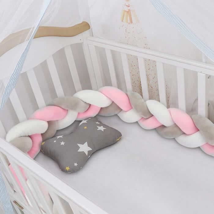 Tour de lit bébé respirant, pare-chocs de protection autour de la literie  enveloppante, doublure de berceau en maille 3D sans [875] - Cdiscount  Puériculture & Eveil bébé