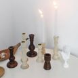 Bougeoirs pour bougies décoration de la maison décorations de mariage nordique centres de table bougeoir bougeoir [B0B4D3D]-2