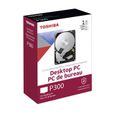 TOSHIBA - Disque dur Interne - P300 - 1To - 7 200 tr/min - 3.5" Boite Retail (HDWD110EZSTA)-2