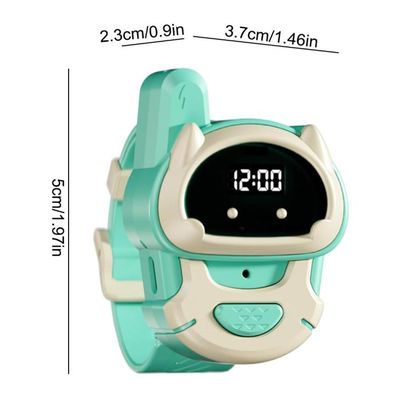 Talkie-walkie Montre Pour Enfants – Portée 3 Km – Batterie Longue Durée – Cadeau Interactif Extérieur – Dès 3-5 Ans