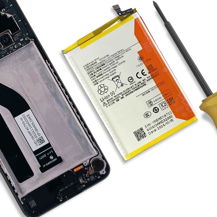 Batterie BN5X 5600 MAh Pour Xiaomi Redmi 14C 14R - Batterie Haute Capacité Avec Kit Outils