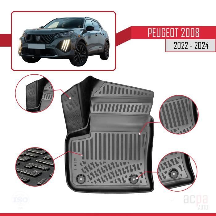 Tapis de sol pour: Peugeot Partner II (2008-2018) DW0154 - Cdiscount Auto