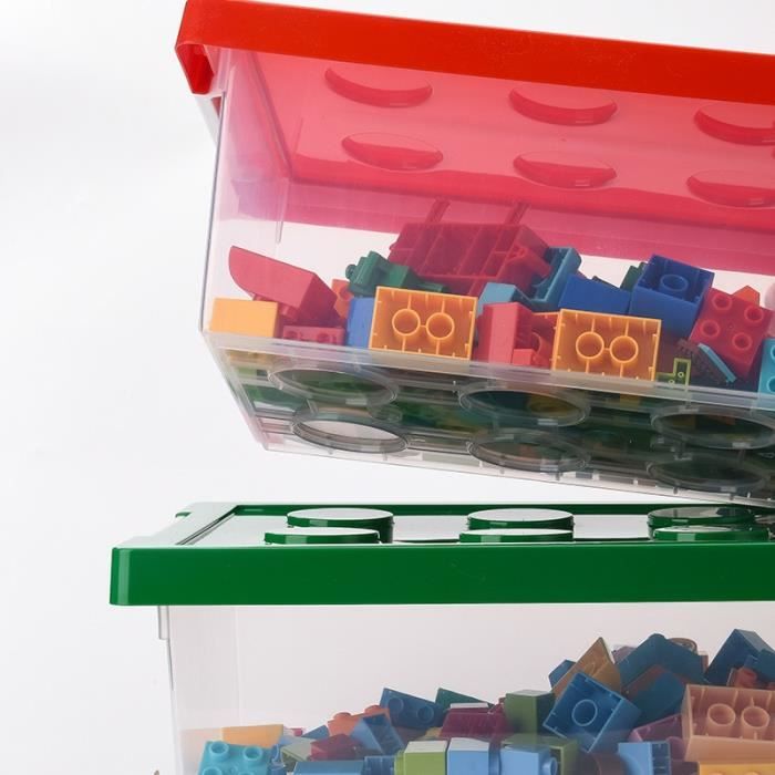 Boîte De Rangement De Blocs De Construction Pour Enfants, Organisateur De  Jouets Pour Lego, Conteneur Pliable Pour Blocs De Construction Et Articles  Divers - Boîtes De Rangement - AliExpress