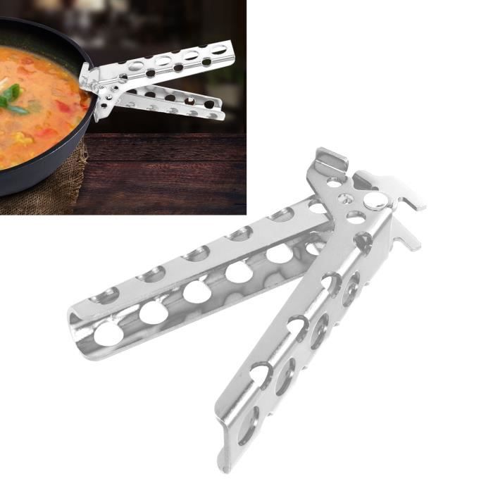 Pince À Vaisselle Anti-brûlure Clip De Préhension Casserole Support Pince À Vaisselle Anti-brûlure Clip De Préhension Casserole Support