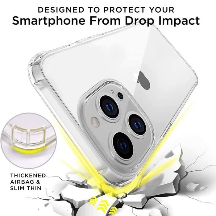 Coque De Protection Gel Tpu Transparente Invisible Apple Iphone 14