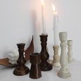 Bougeoirs pour bougies décoration de la maison décorations de mariage nordique centres de table bougeoir bougeoir [B0B4D3D]-3