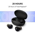 REALME BUDS Q2 - Ecouteurs bluetooth - 20h de lecture - Réduction de bruit - Mode jeu - Résistant à l'eau IPX4 - Noir-3
