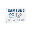 3PCS Micro SD SDXC Samsung Carte mémoire Evo Plus 128 Go SDXC U3 Classe 10 A2 130 Mo/s avec Adaptateur-3