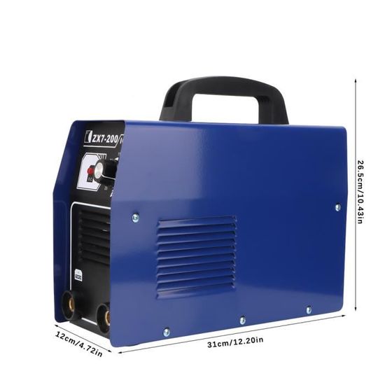Vert ARC MMA‑200Amp DC Inverter Soudder Machine de soudage de l/'onduleur Soudeur d/'onduleur IGBT portable Machine à souder électrique Poste a Souder 20‑200Amp Prise UE 220V