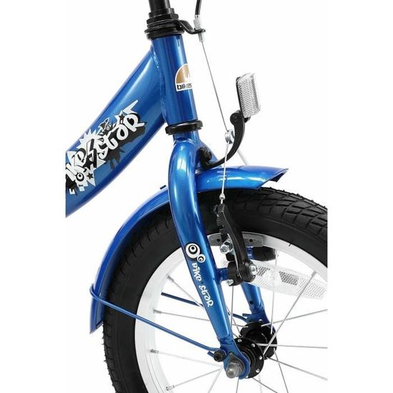 Velo Enfant BIKESTAR 14 Pouces Freins Retropedalage et Tirage lineaire Bleu Cdiscount Sport