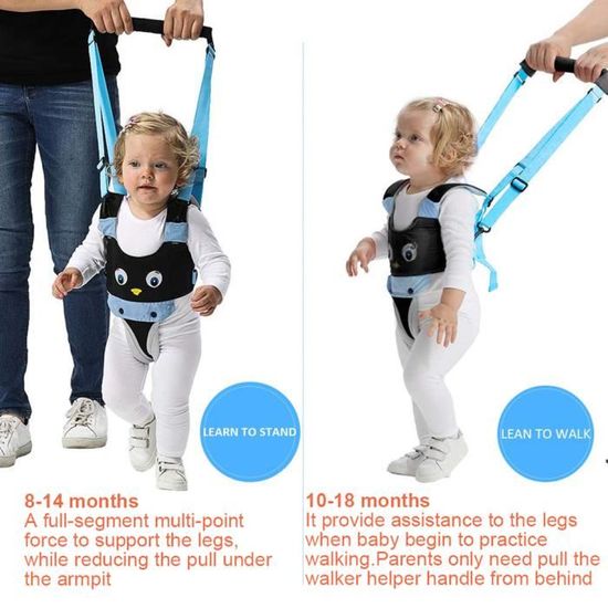 Dmfshi Harnais De Marcheur De Bebe Harnais Bebe Marche Boucle Reglable En Quatre Points Ceinture Daide A Lapprentissage Debout Et A La Marche Pour 6 18 Mois Bebe Nourrisson Enfants Harnais De Securite