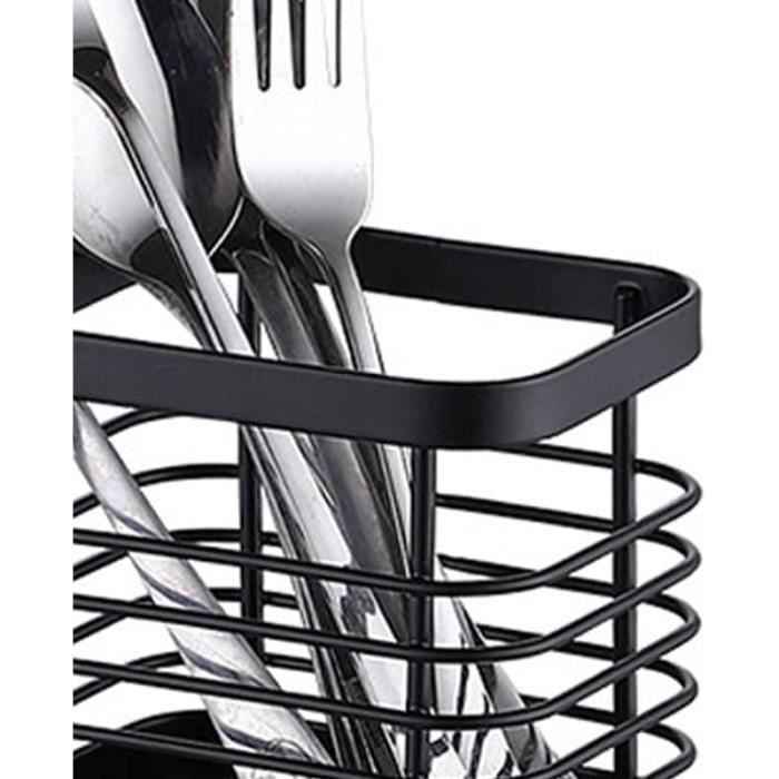 Support De Séchage Mural Pour Couteaux De Cuisine - Sans Perçage, Acier Et PP, 18.9x24.7x7 Cm - 9