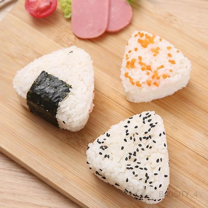 Moule à Onigiri 2 Pièces Pour Boules De Riz Triangle Sushi - Sans BPA
