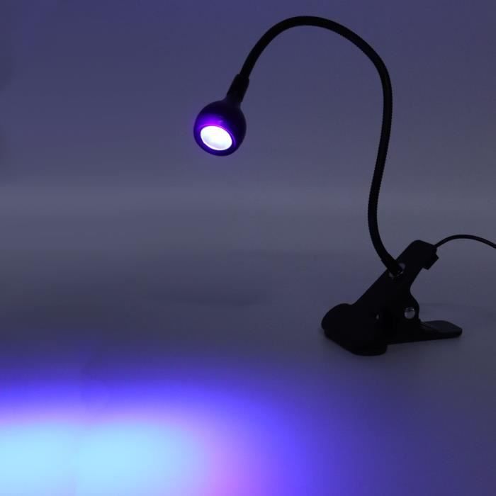 Lampe De Polymérisation De Colle UV, 3W UV Light LED 3W Lampe Colle UV Avec Clip Et Interrupteur Plug And Play Pour La Réparation Du Téléphone