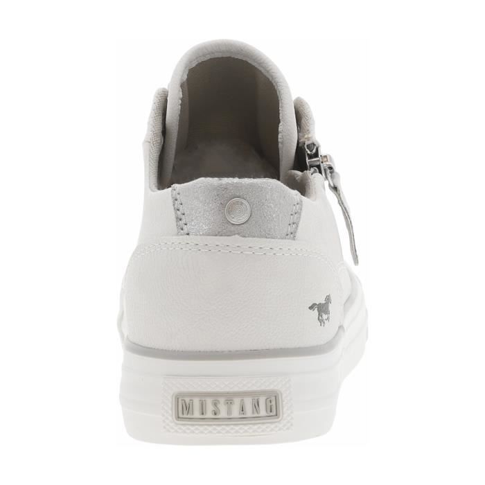 Basket mustang blanche femme sale