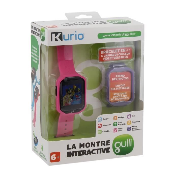 Montre connectée gulli watch rose clearance