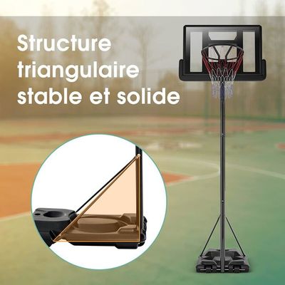 Panier De Basket-ball Sur Pied - Panier de basket - Cage de foot