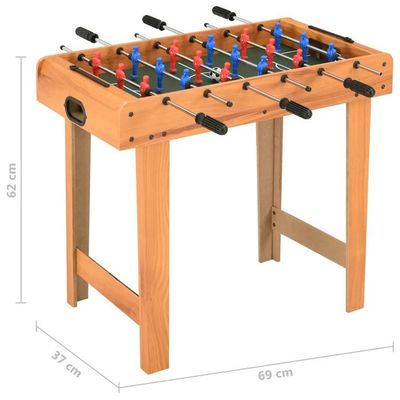 Mini babyfoot de table - HOBBY TECH - Hobby Concept - Bois - Marron - 34,5 x 23 x 7 cm - Jeux - Jouets Mini babyfoot de table - HOBBY TECH - Hobby Concept - Bois - Marron - 34,5 x 23 x 7 cm - Jeux - Jouets