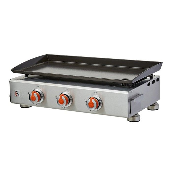 Plancha Gaz Inox 3 Feux