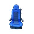 1x LUXE HOUSSE COUVRE SIEGE COUVRE-SIEGE BLUE POUR MERCEDES ACTROS AXOR ATEGO-0