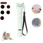 CO-PHÉNIX Jouet Chat Pointeur 2 En 1 Jouets interactifs pour Chats Outil d'Entraînement LED USB Rechargeable -Vert