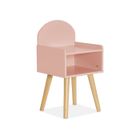 SWEEEK Table de chevet chambre enfant. rose. pieds en pin