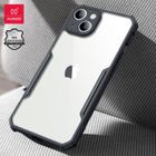 Coque pour Apple iPhone 13, XUNDD Transparent Silicone Antichoc avec SGS Anti-automne Certification - Noir