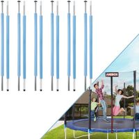 AREBOS Trampoline Set de barres 6x 209cm Pièces de rechange pour trampoline