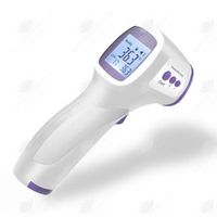 HTBE® Thermomètre infrarouge thermomètre à pistolet frontal thermomètre de mesure à un bouton pour bébé sans contact