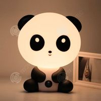 INN® Lumière LED mignon panda lumière cadeau créatif lumière jaune plug-in veilleuse mignon chambre de lumière de chevet lumière cha
