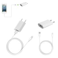 Chargeur Secteur 2A+ Cable USB Lightning pour iPhone 7,8,SE, 5, 6