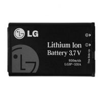 Batterie origine  LG Akku LGIP-531A KG280, KU250, KV380, GM205, A110, A133, GS105