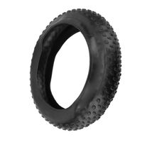 Omabeta Pneu de vélo pliant Pneus de vélo pliants de pneu de vélo de 20x4 pouces pour le pneu de vélo de sport accessoires Noir