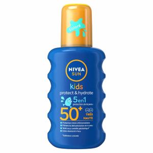 SOLAIRE CORPS VISAGE Nivea Sun Spray Coloré Enfants - 200 ml