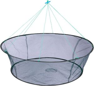 Panier à Poisson Vintage En Acier - Pliable, Cage Flottante Pour La Pêche