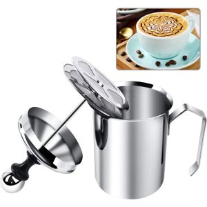 Mousseur à Lait Électrique SIMPLETASTE - Crème Parfaite En 15 Secondes Pour Cafés, Lattés, Cappuccinos Et Chocolats Chauds, Acier Inoxydable Gris Avec Support