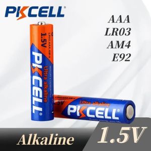 PILES 1,5V-10PC PKCELL LR03 1.5V Alkaline Battery E92 AM4 MN2400 MX2400 1.5Volt 3A Batteria Dry AAA Battery for MP3