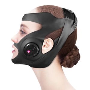 ANTI-ÂGE - ANTI-RIDE Noir - Masseur EMS pour Lifting du visage en forme de V, masque amincissant, Anti-rides, réduit le Double men