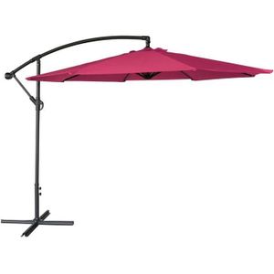 Housse Happy Garden Parasol d/éport/é OAHU Rond 3,50m de diam/ètre Rouge