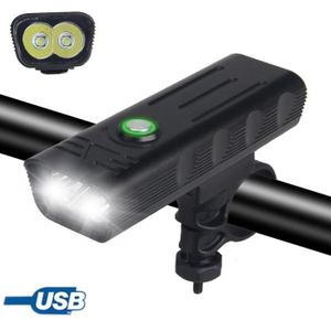 ECLAIRAGE POUR VÉLO 2 LED Light - Imperméable à l'eau USB Lumière De V