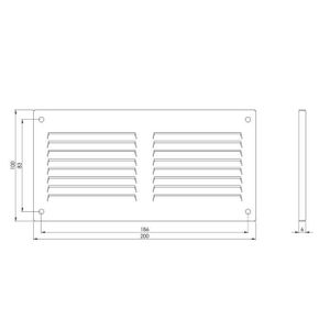 grille aeration 200 cdiscount