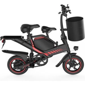 Velo electrique deals avec porte bebe